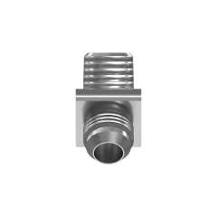 Caterpillar 37 NPTF 45 Deg Coolant Line Elbow — açılı görünüm
