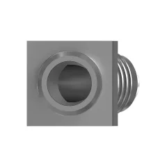 Caterpillar 37 NPTF 45 Deg Coolant Line Elbow — açılı görünüm