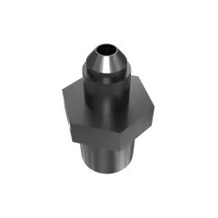 Caterpillar 37 Degree Flared To NPTF End Düz Adapt