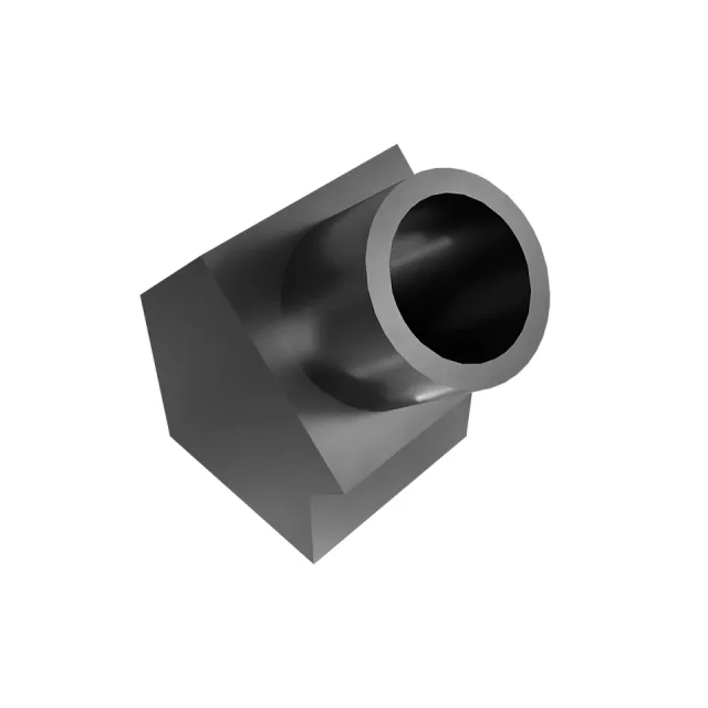 1-11-1/2 NPTF 45 Deg Engine Coolant Rezistan Elbow