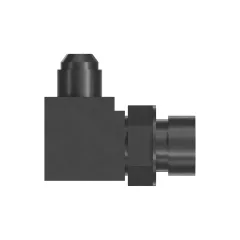 Caterpillar 9/16-18 Threaded 90° Elbow Adapt — açılı görünüm