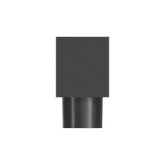 Caterpillar 1-11-1/2 NPTF Threaded 90° Elbow Adapt — açılı görünüm