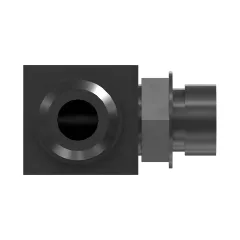 Caterpillar 1-5/16-12, 1-1/16-12 Threaded 90° Elbow Adapt — açılı görünüm
