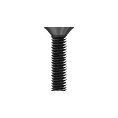 Caterpillar 3/8"-16 x 1 1/2" Countersunk Flat Head Internal Hex Vida — açılı görünüm