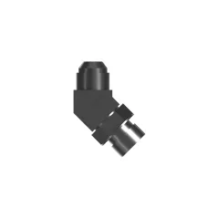 Caterpillar 3/4-16 Threaded 45° Elbow Adapt — açılı görünüm