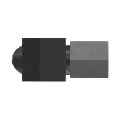 Caterpillar 9/16-18 Thread 45° Elbow Adapter — three-quarter view
