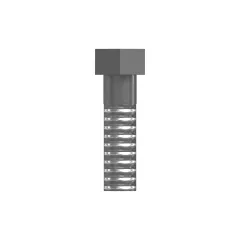 Caterpillar 1/2''-13 x 1 3/4'' Hex Head Lock PERNO — vista en tres cuartos