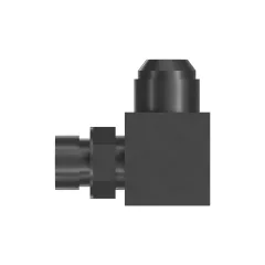 Caterpillar 1-1/16-12, 7/8-14 Threaded 90° Elbow Adapt — açılı görünüm