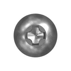 Caterpillar No. 8 (.164)"-32 x 3/4" Rounded Pan Head Cross Slot Vida — açılı görünüm