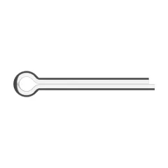 Caterpillar Control Panel Box Cotter Pin — three-quarter view