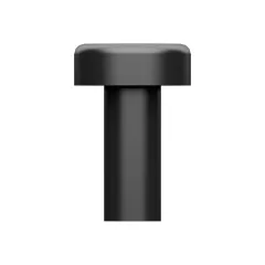 Caterpillar No. 8 (.164)"-32 x 3/8" Rounded Pan Head Hexalobular — açılı görünüm