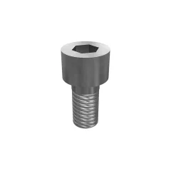 Caterpillar M10-1.5 x 20mm Parafuso de cabeça de sextavado interior — vista de três quartos