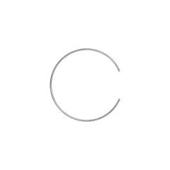 Caterpillar 150.2mm İç Parça Retainer Ring — açılı görünüm