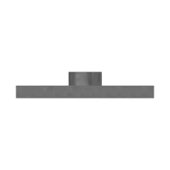 Caterpillar 55mm Long Weld Plate — Dreiviertelansicht