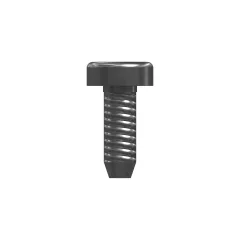 Caterpillar Nein. 6 (.138)"-19 x 3/8" abgerundete Kopf-Hexalobularschraube — Dreiviertelansicht