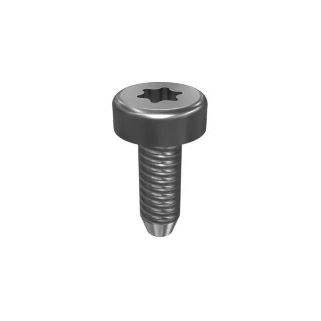 No. 6 (.138)"-19 x 3/8" Rounded Pan Head Hexalobular