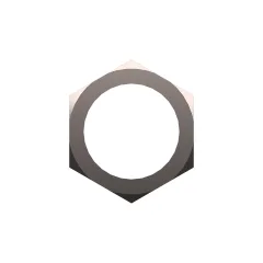 Caterpillar 2 1/8''-12 Hex Jam Nut — açılı görünüm