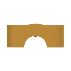 Caterpillar Track Idler Cap — Dreiviertelansicht