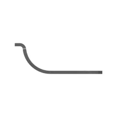Caterpillar 63.5mm Çapı Single Bottom Clip — açılı görünüm