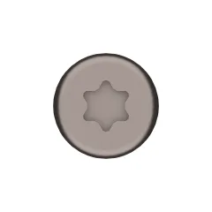 Caterpillar No. 10 (.190)"-14 x 3/4" Rounded Pan Head Hexalobular — açılı görünüm