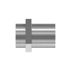 Caterpillar 70mm Länge Straight Adapter (ORFS) — Dreiviertelansicht