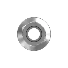Caterpillar M6 x 1mm Hex Lock Mutter — Dreiviertelansicht