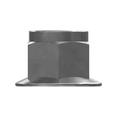 Caterpillar M6 x 1mm Hex Lock Mutter — Dreiviertelansicht