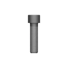 Caterpillar M12-1.75 x 45mm Hex Socket Head Bolt — three-quarter view