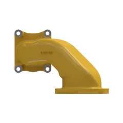 Caterpillar Exhaust Manifold — vista en tres cuartos