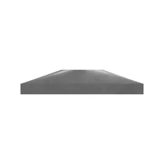 Caterpillar 3mm Thick Clamp Cover Plate — three-quarter view