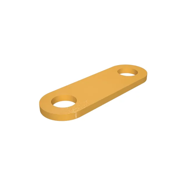 3mm Thick Two SCHRAUBBOLZEN HALTERUNG PLATTE