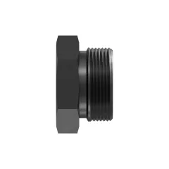 Caterpillar STOR zu NPTF Straight Adapter — Dreiviertelansicht