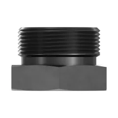 Caterpillar STOR zu NPTF Straight Adapter — Dreiviertelansicht