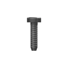 Caterpillar Nein. 10 (.190)"-16 x 3/4" abgerundete Pan Head Cross Slot Screw — Dreiviertelansicht