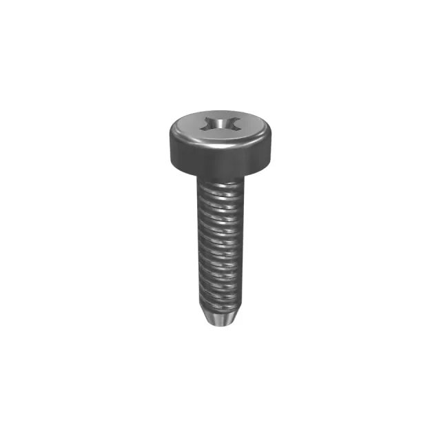 Nein. 10 (.190)"-16 x 3/4" abgerundete Pan Head Cross Slot Screw