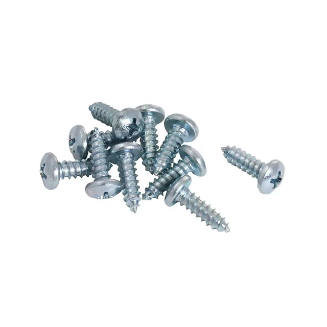 Nein. 10 (.190)"-16 x 5/8" abgerundete Pan Head Cross Slot Screw