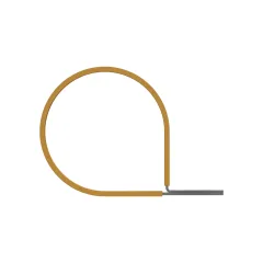 Caterpillar Single HORTUM P Clip — açılı görünüm