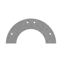 Caterpillar 10mm Thick Axle DICHTUNG SCHUTZ PLATTE — Dreiviertelansicht