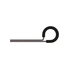 Caterpillar 11.10mm Minimum Tek Tube Steel Loop Clip Clip — açılı görünüm
