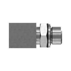 Caterpillar 90 Degree Elbow Adapter — vista en tres cuartos