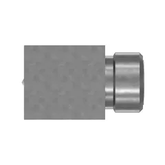 Caterpillar 90 Degree Elbow Adapter — vista en tres cuartos