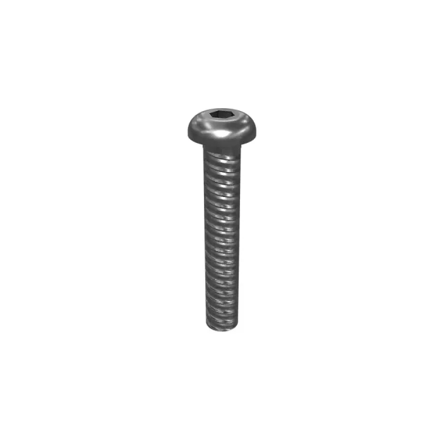 3/8"-16 x 2 1/4" Rounded Pan Head Internal Hex Vida