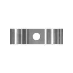 Caterpillar 27.20mm Diamètre intérieur Double tube demi-clip — vue de trois quarts