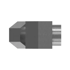 Caterpillar 41.28mm Hexagonal Akışkanlar 45 Derece Elbow Adapt — açılı görünüm