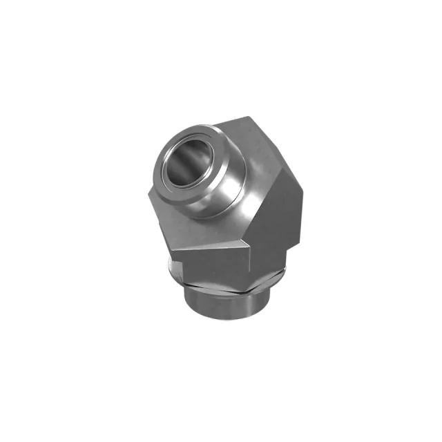 1-5/8-12 X 1-7/16-12 Hex Head 45 Degrees Elbow O-Ring Adapter