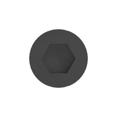 Caterpillar No. 10 (.190)'''-24 x 3/8' PERNO DE CABEZA CON CASQUILLO HEXAGONAL — vista en tres cuartos