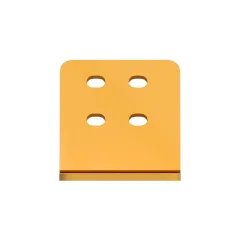 Caterpillar 6mm Kalınlık Motoru Petrol Hatları Bracket — açılı görünüm