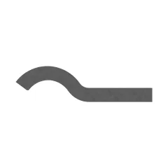 Caterpillar 21.80mm İç Sayfa Single Tube Clip — açılı görünüm