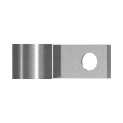 Caterpillar 28.58mm Diámetro interno Clip de lazo de tubo único — vista en tres cuartos