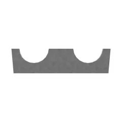 Caterpillar 30mm Wide Half Body Clamp — açılı görünüm